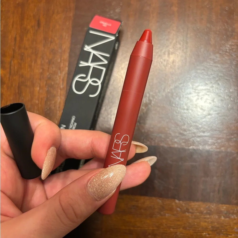 NWT NARS Powermatte High-Intensity Lip Pencil - Cruella (Scarlet Red)- size 2.4g
